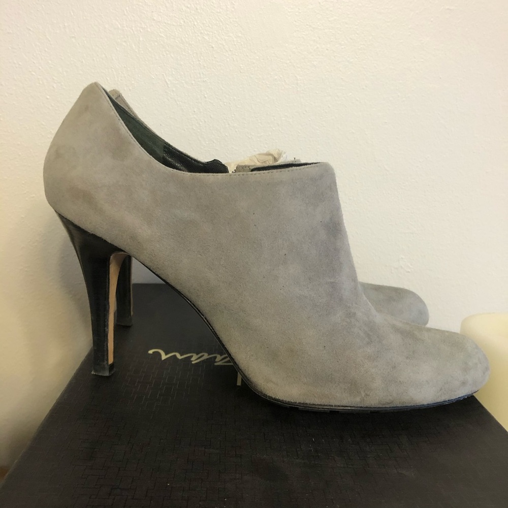 Cole Haan Air Talia Bootie Gray Suede Nike Air Size 11
